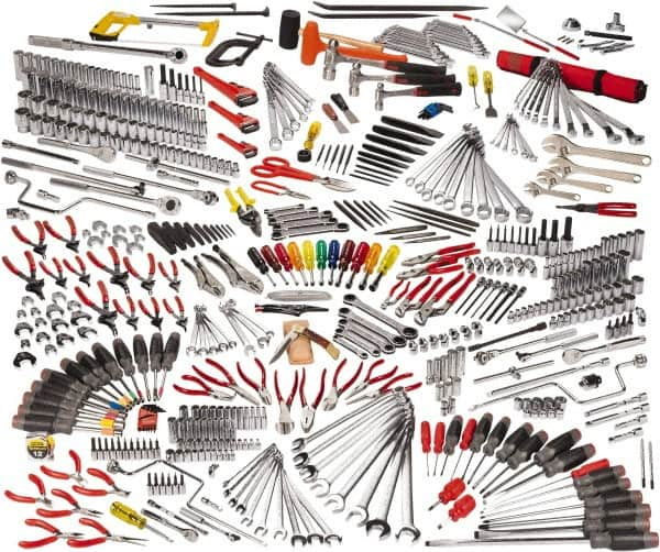 Proto - 558 Piece 1/4, 3/8 & 1/2" Drive Master Tool Set - Comes in Workstation - Americas Tooling