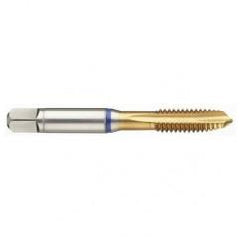 17624 2B 3-Flute PM Cobalt Blue Ring Spiral Point Plug Tap-TiN - Americas Tooling