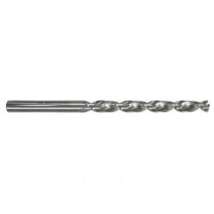 4mm Dia. - HSS Parabolic Taper Length Drill-130° Point-Coolant-Bright - Americas Tooling