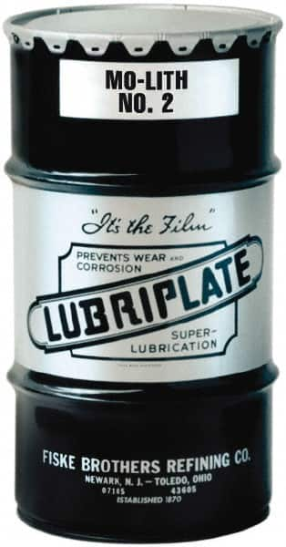 Lubriplate - 120 Lb Drum Moly-Disulfide Extreme Pressure Grease - Gray, Extreme Pressure, 350°F Max Temp, NLGIG 2, - Americas Tooling