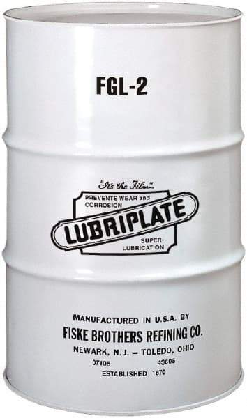 Lubriplate - 400 Lb Drum Aluminum General Purpose Grease - White, Food Grade, 400°F Max Temp, NLGIG 2, - Americas Tooling