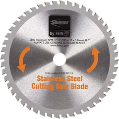 Fein - Wet & Dry-Cut Saw Blades Blade Diameter (Inch): 7-1/4 Blade Material: Carbide-Tipped - Americas Tooling