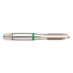 M20x2.5 6H 4-Flute Cobalt Green Ring Spiral Point Plug Tap-Bright - Americas Tooling