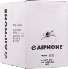 Aiphone - 22 AWG, 2 Wire, 1,000' OAL Shielded Automation & Communication Cable - PVC Insulation, 0.0253" OD - Americas Tooling