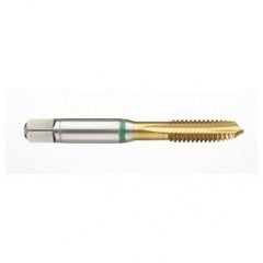 1-1/8-7 2B -Flute Cobalt Green Ring Spiral Point Plug Tap-TiN - Americas Tooling