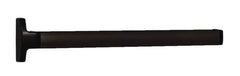 Falcon - 2' 6" to 3' 4-1/2" Door Width Concealed Vertical Rod Push Bar - Dark Bronze Finish - Americas Tooling