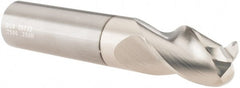 Corner Radius End Mill: 3/4″ Dia, 1″ LOC, 1/4″ Radius, 3 Flutes, Solid Carbide 4″ OAL, 3/4″ Shank Dia, 38 ° Helix, TiB2 Coated, Corner Radius End, Centercutting, Series 43