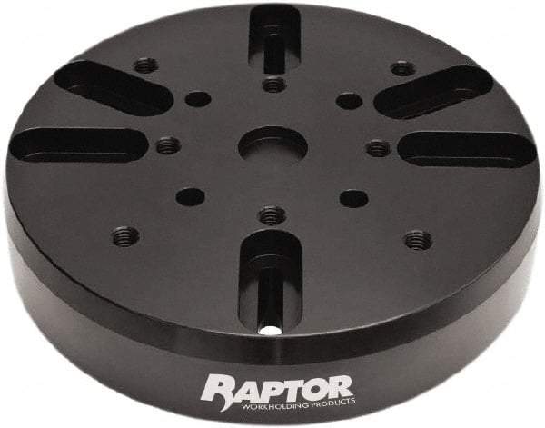 Raptor Workholding - 9-7/8" Jaw Width, 2" High Riser - For Use with 4 & 5 Axis Workholding Systems - Americas Tooling