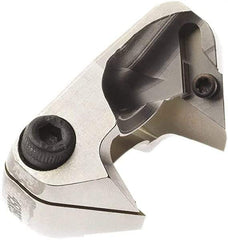 Seco - Series Crownloc Plus, 18mm ID, 40mm Overall Diam, 20mm OAL Drilling Chamfer Ring - VCGX090202 Insert, 45° Chamfer, 2 Inserts - Americas Tooling