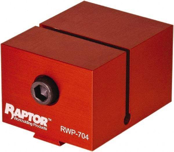 Raptor Workholding - 3/4" Jaw Width, 1.82" High x 2.35" Long x 2.95" Wide Dovetail Vise - For Use with 4 & 5 Axis Workholding Systems - Americas Tooling