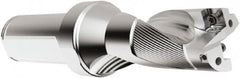 Seco - 2-1/4" Max Drill Depth, 2xD, 1-1/8" Diam, Indexable Insert Drill - 2 Inserts, 1-1/4" Shank Diam, Straight Shank - Americas Tooling