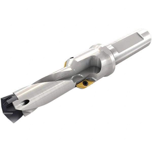 Iscar - 0.551 to 0.571" Diam, 1.2" Max Drill Depth, 5/8" Shank Diam, 4.23" OAL, Replaceable Tip Drill - 14 Seat Size, DCNT Toolholder, Series Pre-Thread - Americas Tooling