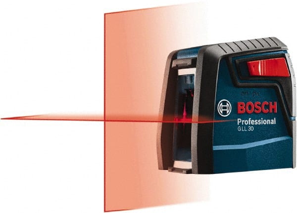 Bosch - 2 Beam 30' Max Range Self Leveling Cross Line Laser - Americas Tooling