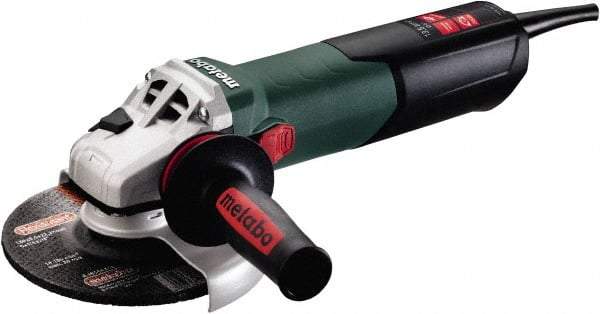 Metabo - 6" Wheel Diam, 2,000 to 7,600 RPM, Corded Angle & Disc Grinder - 5/8-11 Spindle, 13.5 Amps - Americas Tooling