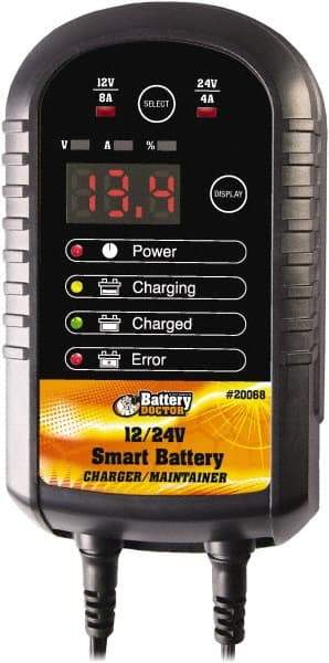 Battery Doctor - 12/24 Volt Automatic Charger/Maintainer - 4 Amps/8 Amps - Americas Tooling