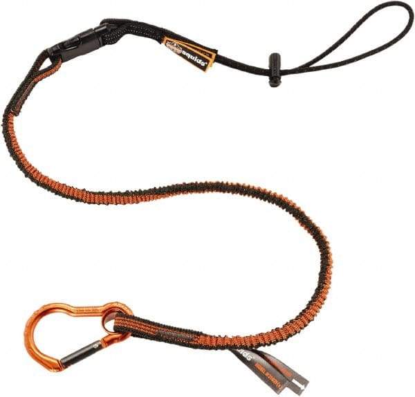 Ergodyne - 70" Tool Lanyard - Carabiner Connection, Orange - Americas Tooling