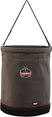 Ergodyne - 1 Pocket Gray Canvas Tool Bucket - 16" Wide x 16" Deep x 20" High - Americas Tooling