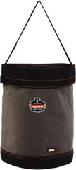 Ergodyne - 1 Pocket Gray & Black Canvas Tool Bucket - 16" Wide x 16" Deep x 20" High - Americas Tooling