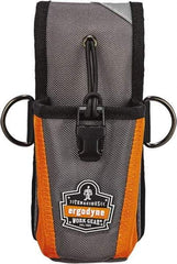 Ergodyne - Radio Holster with 1 Pocket - Ballistic Polyester, Gray - Americas Tooling