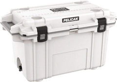 Pelican Products, Inc. - 70 Qt Cooler - Polypropylene, White/Gray - Americas Tooling