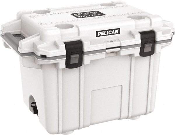 Pelican Products, Inc. - 50 Qt Cooler - Polypropylene, White/Gray - Americas Tooling