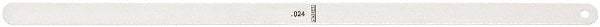 Starrett - Feeler Gages   Thickness (Decimal Inch): 0.0240    Leaf Length (Inch): 12 - Americas Tooling