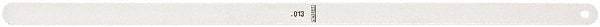 Starrett - Feeler Gages   Thickness (Decimal Inch): 0.0130    Leaf Length (Inch): 12 - Americas Tooling