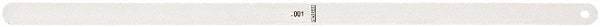 Starrett - Feeler Gages   Thickness (Decimal Inch): 0.0010    Leaf Length (Inch): 12 - Americas Tooling