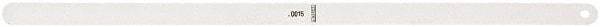 Starrett - Feeler Gages   Thickness (Decimal Inch): 0.0015    Leaf Length (Inch): 12 - Americas Tooling