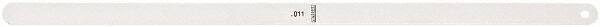 Starrett - Feeler Gages   Thickness (Decimal Inch): 0.0110    Leaf Length (Inch): 12 - Americas Tooling