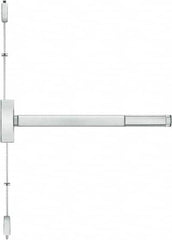 Stanley - Left & Right Hand, Surface Vertical Rod - Satin Stainless Steel Finish, 28 to 36" Door Width, Grade 1 - Americas Tooling