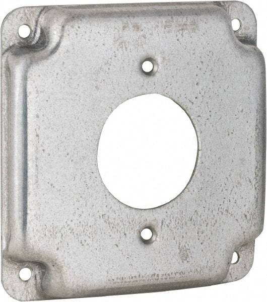 Hubbell-Raco - Electrical Outlet Box Steel Cover - Includes Mounting Hardware - Americas Tooling