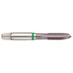 M18x2.5 6H 4-Flute Cobalt Green Ring Spiral Point Plug Tap-TiCN - Americas Tooling