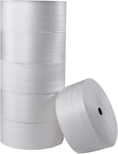 Made in USA - 1,250' Long x 18" Wide x 1/16" Thick, Foam Roll - White - Americas Tooling