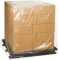 Made in USA - 27" Long x 36" Wide x 65" High Pallet Cover - Clear, Case, 100 Piece - Americas Tooling