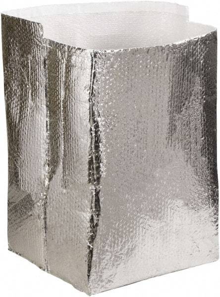 Made in USA - 18" Long x 18" Wide x 18" High x 3/16" Thick Box Liner - Silver, Case - Americas Tooling