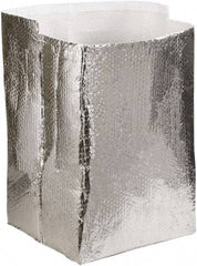 Made in USA - 20" Long x 20" Wide x 20" High x 3/16" Thick Box Liner - Silver, Case - Americas Tooling