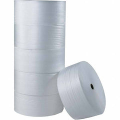 Made in USA - 250' Long x 6" Wide x 1/4" Thick, Foam Roll - White - Americas Tooling