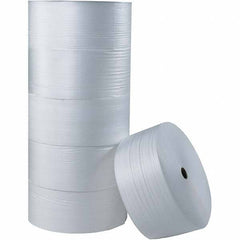 Made in USA - 2,000' Long x 48" Wide x 5/16" Thick, Foam Roll - White - Americas Tooling