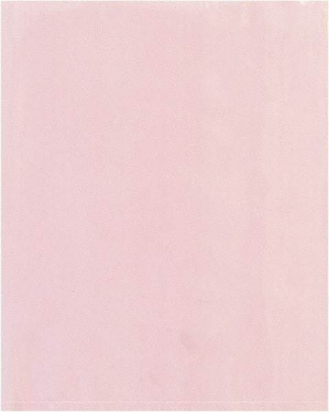 Value Collection - 48" Long x 36" Wide, 4 mil Thick, Open Top Antistatic Poly Bag - Pink, Heavy-Duty Grade - Americas Tooling