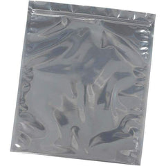 Made in USA - 12" Long x 12" Wide, 3 mil Thick, Self Seal Recloseable Zip Top Static Protection Bag - Transparent, Standard Grade - Americas Tooling