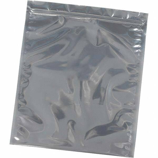 Made in USA - 6" Long x 4" Wide, 3 mil Thick, Self Seal Recloseable Zip Top Static Protection Bag - Transparent, Standard Grade - Americas Tooling