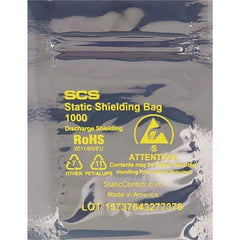 Made in USA - 30" Long x 24" Wide, 3.1 mil Thick, Self Seal Static Shield Bag - Transparent, Metal-In, Standard Grade - Americas Tooling