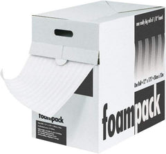 Made in USA - 175' Long x 12" Wide x 1/8" Thick, Polyethylene Foam - White - Americas Tooling