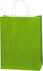 Made in USA - Kraft Grocery Bag - 10 x 5 x 13, Green - Americas Tooling