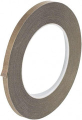 Made in USA - 18 Yd Long x 1/4" Wide, Brown Silicone PTFE Tape - 3 mil Thick - Americas Tooling