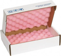 Made in USA - 12" Long x 8" Wide, Antistatic Foam Shippers - Pink & White, Standard Grade - Americas Tooling