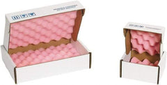 Made in USA - 18" Long x 12" Wide, Antistatic Foam Shippers - Pink & White, Standard Grade - Americas Tooling