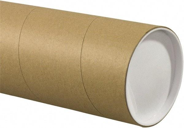 Made in USA - 5" Diam x 60" Long Round Jumbo Mailing Tubes - 1 Wall, Kraft (Color) - Americas Tooling