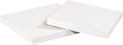 Made in USA - 13-1/2" Wide x 17-3/4" Long x 7-3/4" High Square Chipboard Box - 1 Wall, White - Americas Tooling